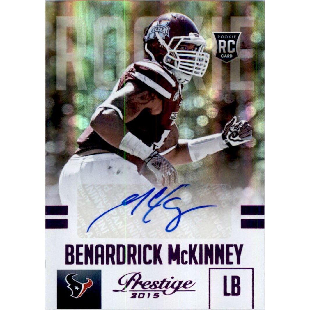 2015 Prestige Rookie Autographs Purple #208 Benardrick McKinney/100