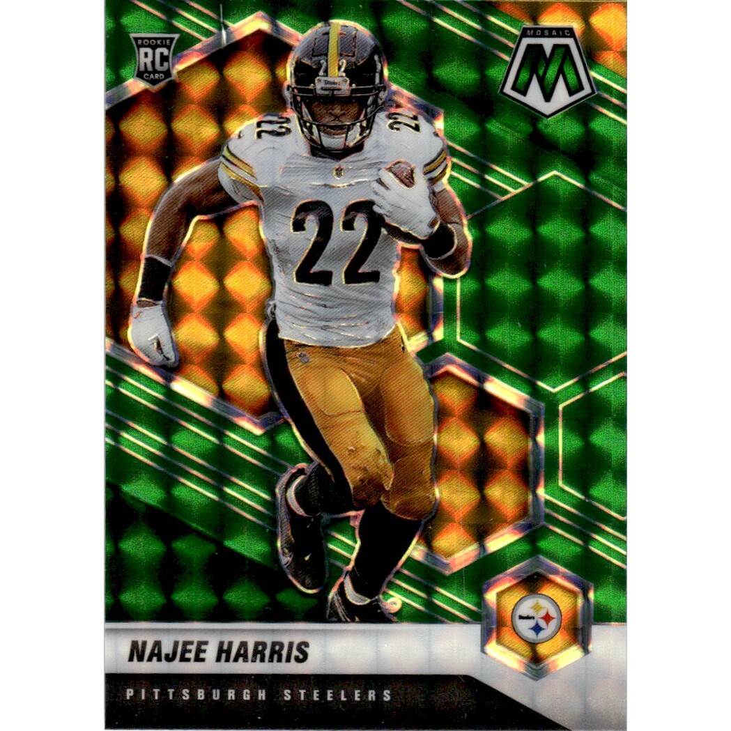 2021 Panini Mosaic Mosaic Green #313 Najee Harris