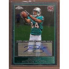 2009 Topps Chrome Rookie Autographs #TC136 Patrick Turner F. rookie card picture