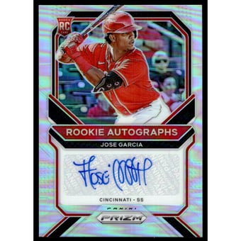 2021 Panini Prizm Rookie Autographs Prizms Silver #60 Jose Garcia