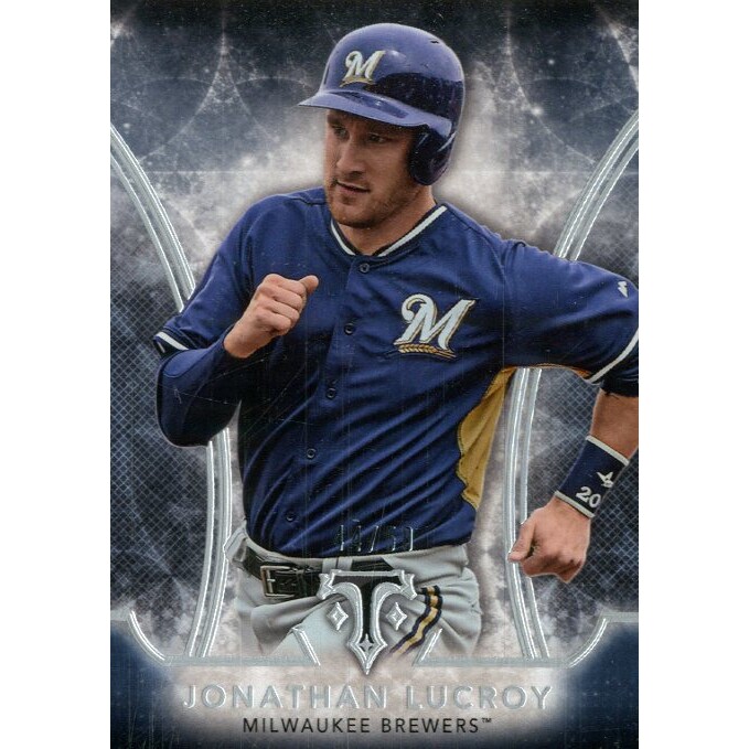 2015 Topps Triple Threads Onyx #88 Jonathan Lucroy. rookie card picture