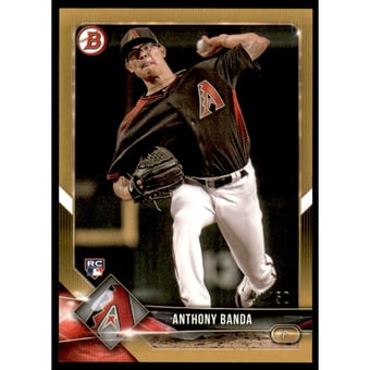 2018 Bowman Gold #57 Anthony Banda