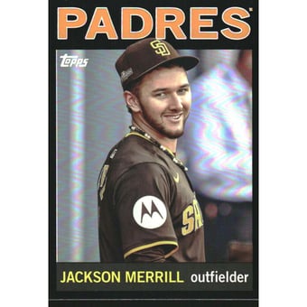 2025 Topps Archives Black Foilboard #14 Jackson Merrill