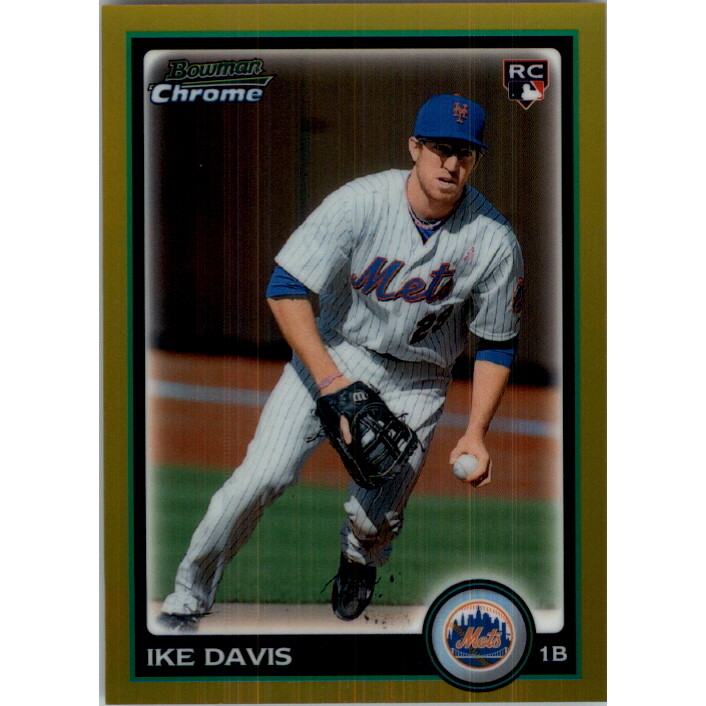2010 Bowman Chrome Draft Gold Refractors #BDP8 Ike Davis