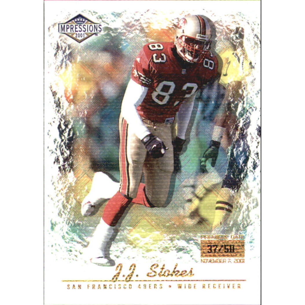 2001 Pacific Impressions Premiere Date #124 J.J. Stokes