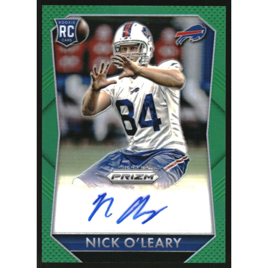 2015 Panini Prizm Rookie Autographs Prizms Green #RSNO Nick O'Leary/99