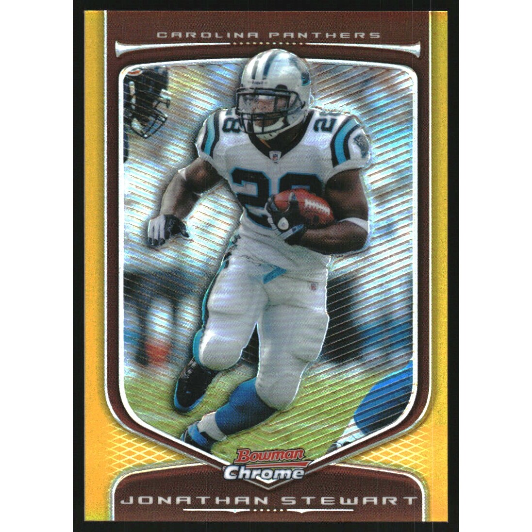 2009 Bowman Chrome Gold Refractors #52 Jonathan Stewart