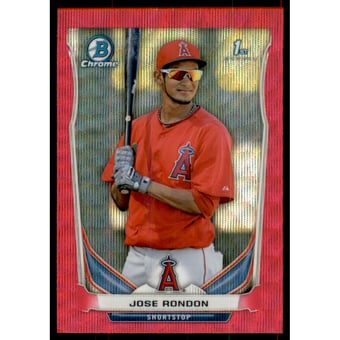 2014 Bowman Chrome Prospects Series 2 Pink Wave Refractors #BCP15 Jose Rondon
