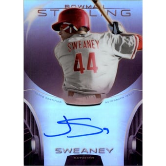2013 Bowman Sterling Prospect Autographs Ruby Refractors #JSW Jake Sweaney