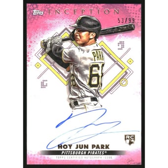 2022 Topps Inception Rookie and Emerging Stars Autographs Magenta #BRESHP Hoy Jun Park