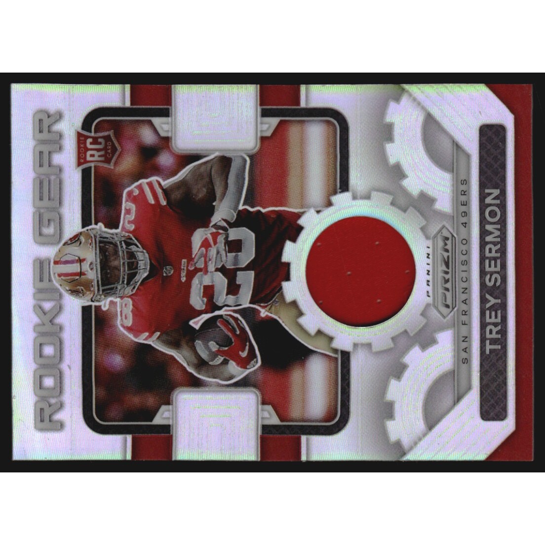 2021 Panini Prizm Rookie Gear #24 Trey Sermon 2021 Panini Prizm Rookie Gear #24 Trey Sermon