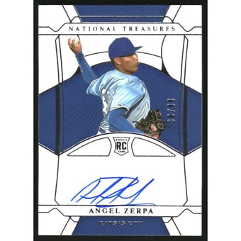 2022 Panini National Treasures Rookie Signatures #25 Angel Zerpa