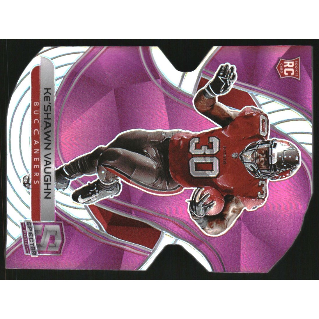 2020 Panini Spectra Neon Pink Die Cut #173 Ke'Shawn Vaughn