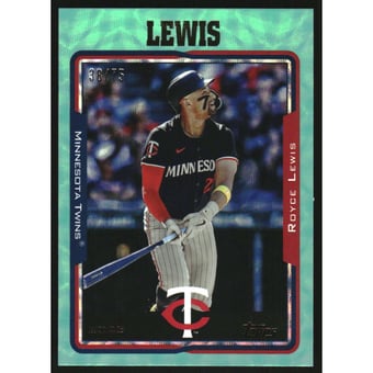 2025 Topps Archives Aqua Scope Foilboard #222 Royce Lewis