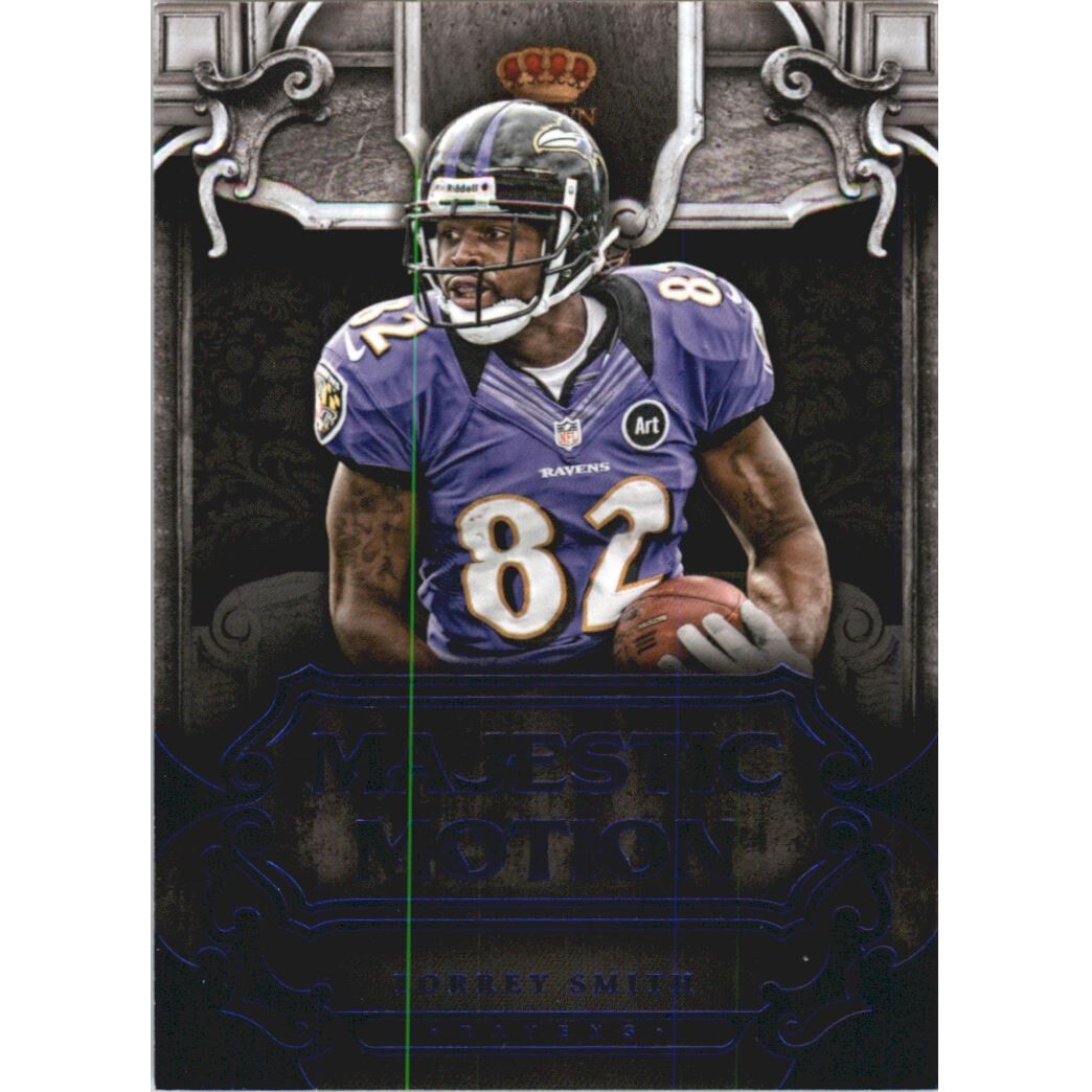 2012 Crown Royale Majestic Motion Blue #1 Torrey Smith