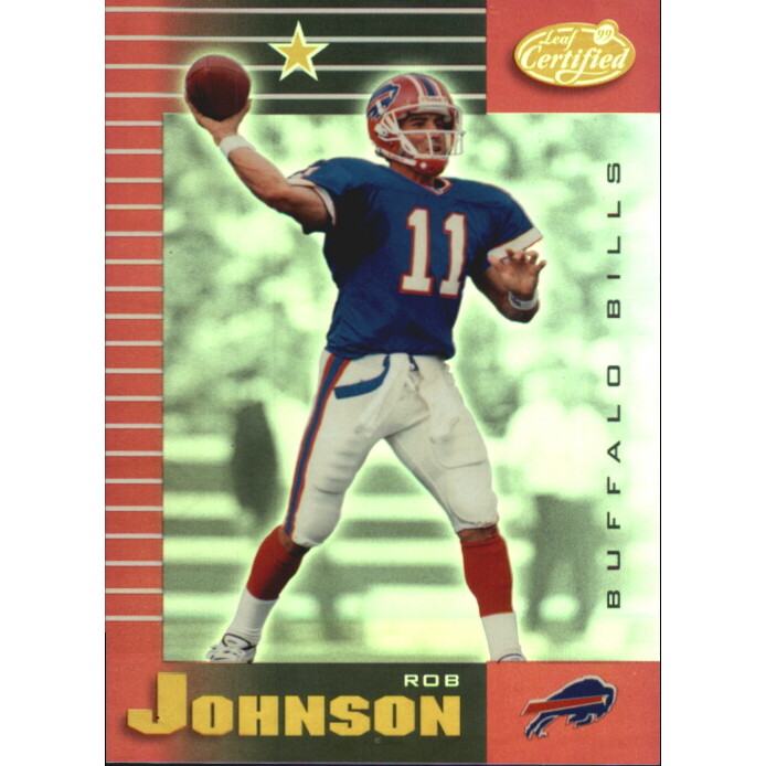 1999 Leaf Certified Mirror Red #12 Rob Johnson