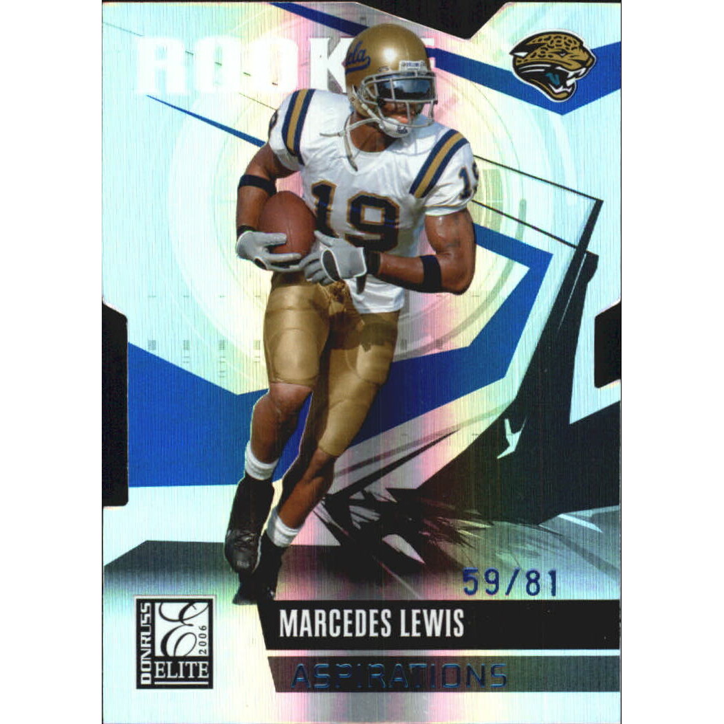 2006 Donruss Elite Aspirations #186 Marcedes Lewis/81