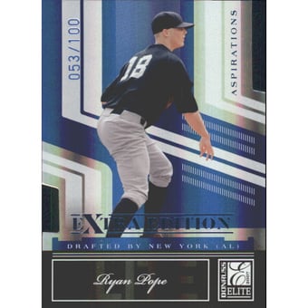 2007 Donruss Elite Extra Edition Aspirations #37 Ryan Pope