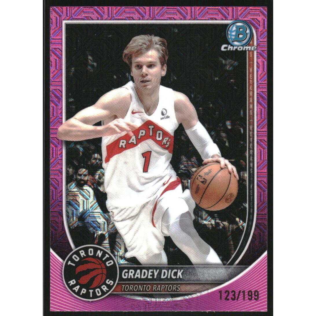 2025-26 Bowman Chrome Pink Mojo Refractors #BCV70 Gradey Dick 2025-26 Bowman Chrome Pink Mojo Refractors #BCV70 Gradey Dick