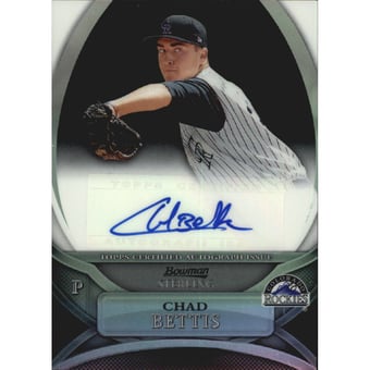 2010 Bowman Sterling Prospect Autographs Refractors #CB Chad Bettis