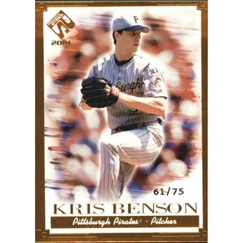 2001 Private Stock Gold Portraits #92 Kris Benson