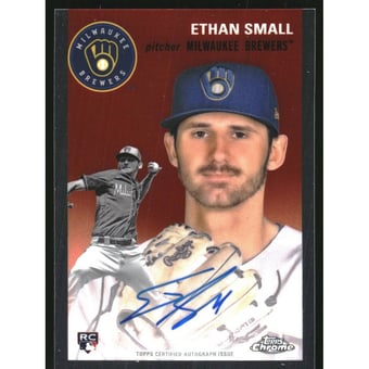 2023 Topps Chrome Platinum Anniversary Autographs #CPAES Ethan Small