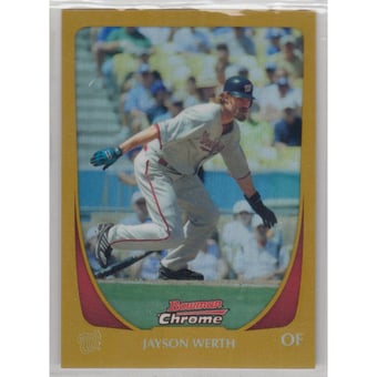 2011 Bowman Chrome Gold Refractors #107 Jayson Werth