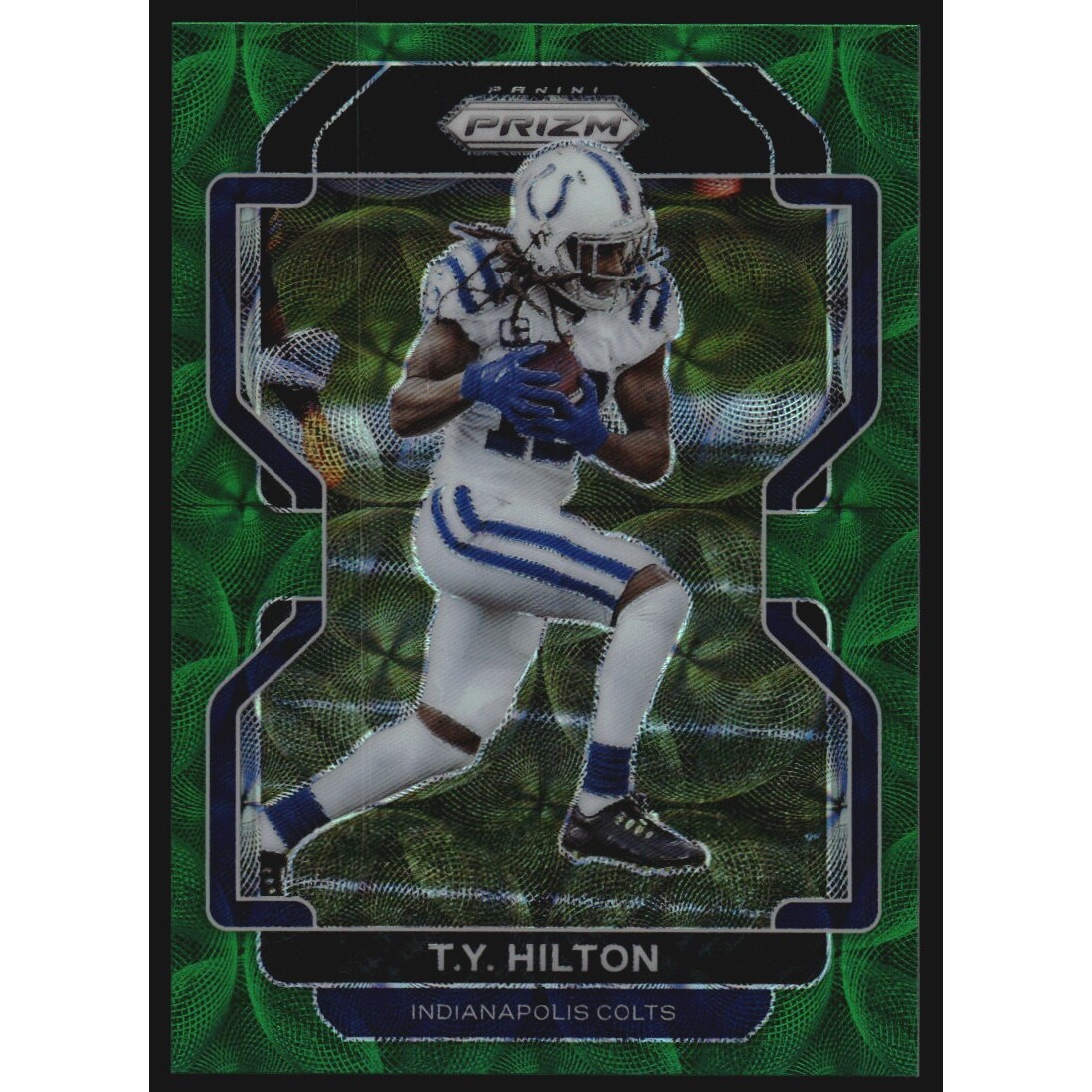 2021 Panini Prizm Prizms Green Scope #21 T.Y. Hilton
