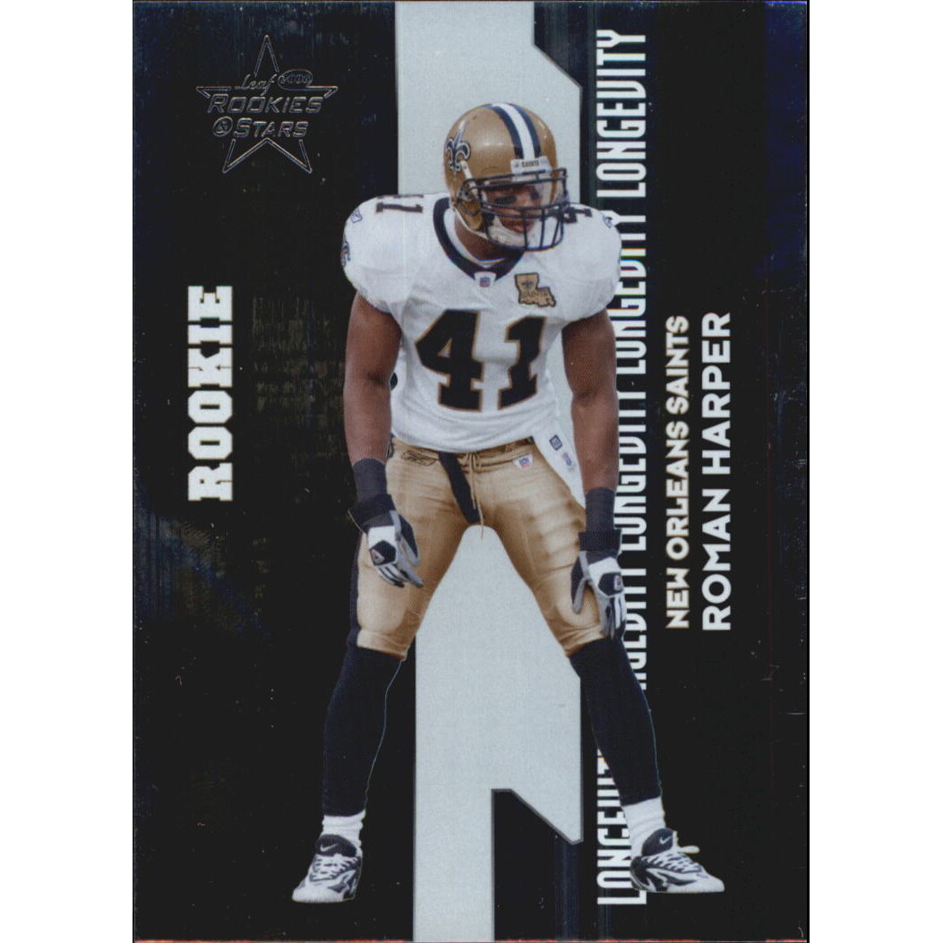 2006 Leaf Rookies and Stars Longevity Silver Parallel #173 Roman Harper