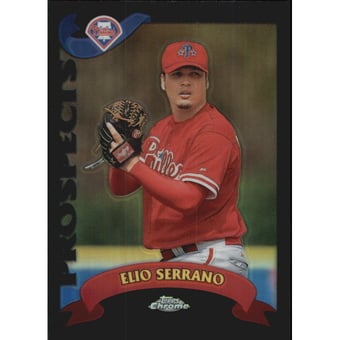 2002 Topps Chrome Traded Black Refractors #T136 Elio Serrano