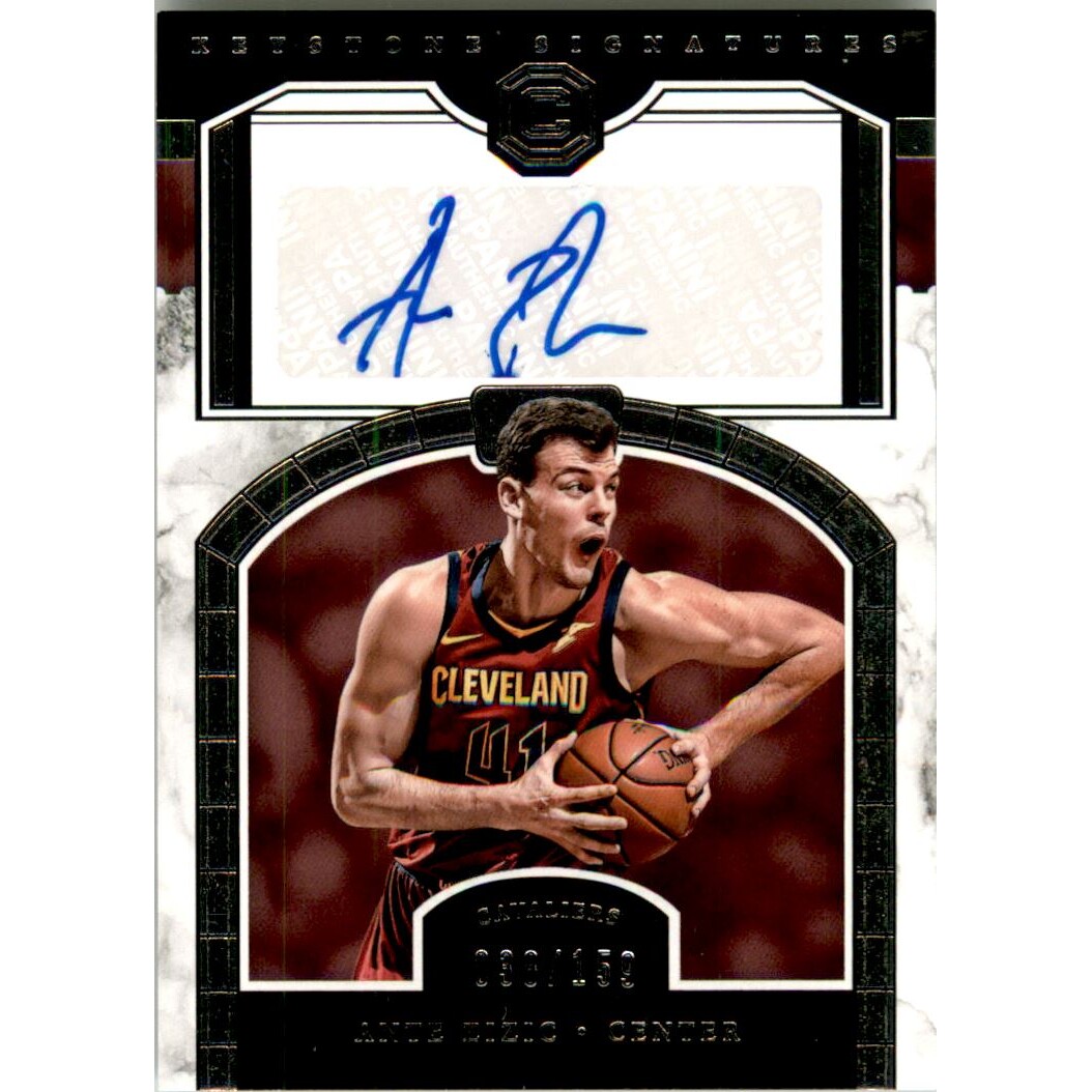 2017-18 Panini Cornerstones Keystone Signatures #24 Ante Zizic/159. rookie card picture