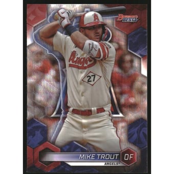2023 Bowman's Best Wave Refractors #44 Mike Trout