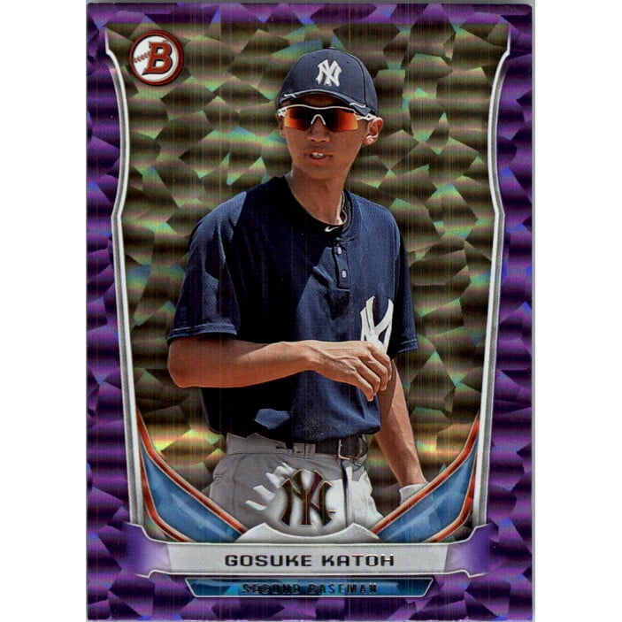 2014 Bowman Draft Top Prospects Purple Ice #TP85 Gosuke Katoh. rookie card picture