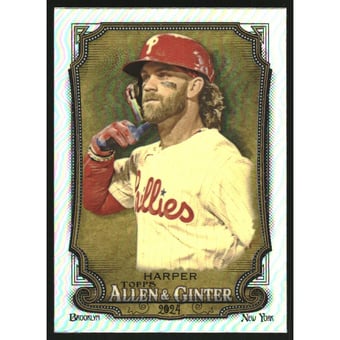 2024 Topps Allen and Ginter Chrome Refractors #60 Bryce Harper