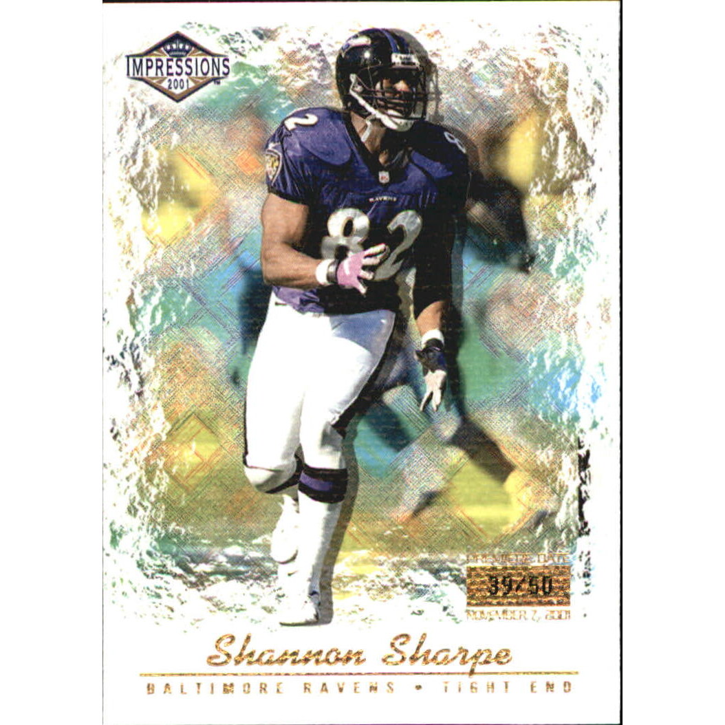 2001 Pacific Impressions Premiere Date #14 Shannon Sharpe