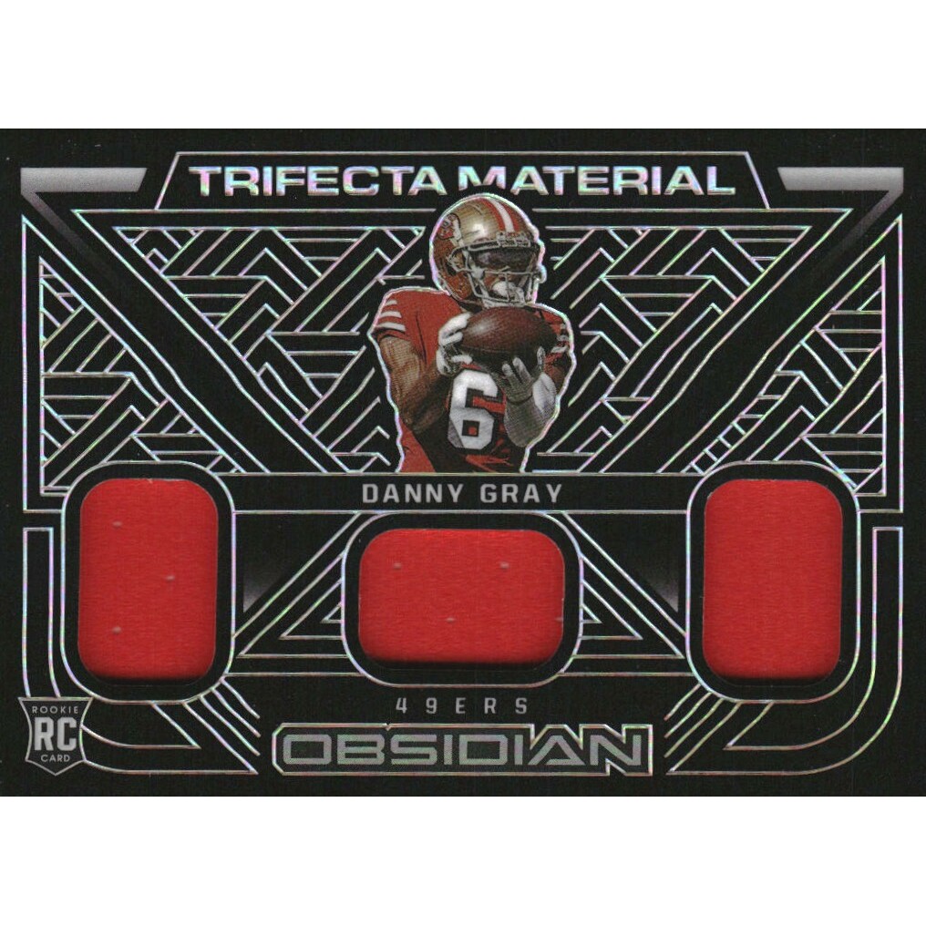 2022 Panini Obsidian Trifecta Materials #27 Danny Gray