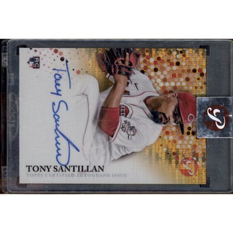 2022 Topps Pristine Autographs Gold Pristine Refractors #PATS Tony Santillan