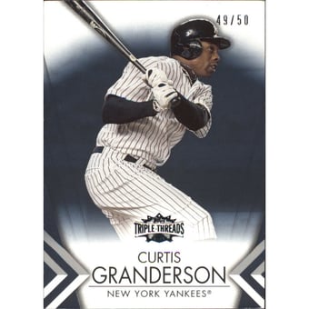 2012 Topps Triple Threads Onyx #78 Curtis Granderson