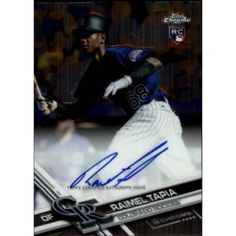 2017 Topps Chrome Rookie Autographs #RART Raimel Tapia