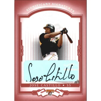 2004 Donruss Classics Significant Signatures Red #40 Jose Castillo/250