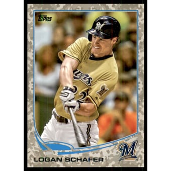 2013 Topps Update Camo #US291 Logan Schafer