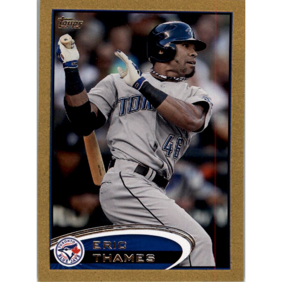 2012 Topps Mini Gold #293 Eric Thames. rookie card picture
