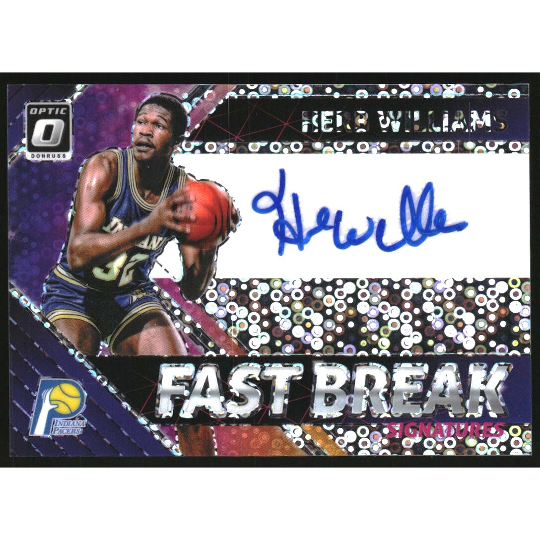 2018-19 Donruss Optic Fast Break Signatures #61 Herb Williams 2018-19 Donruss Optic Fast Break Signatures #61 Herb Williams
