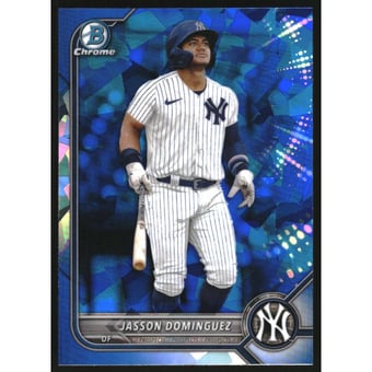 2022 Bowman Chrome Draft Sapphire #BDC75 Jasson Dominguez