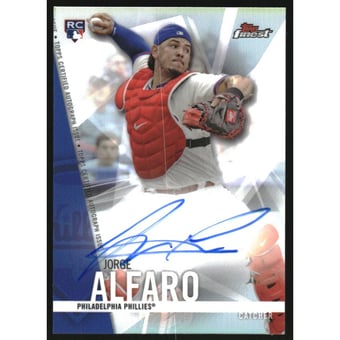 2017 Finest Autographs Refractors #FAJAL Jorge Alfaro