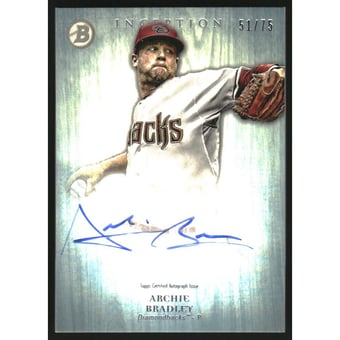 2014 Bowman Inception Prospect Autographs Blue #PAAB Archie Bradley