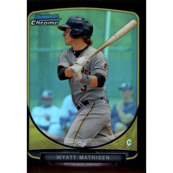 2013 Bowman Chrome Prospects Black Refractors #BCP87 Wyatt Mathisen