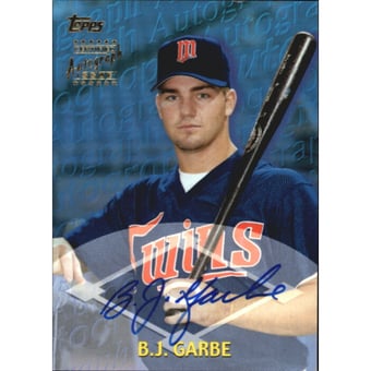 2000 Topps Autographs #TA15 B.J. Garbe E