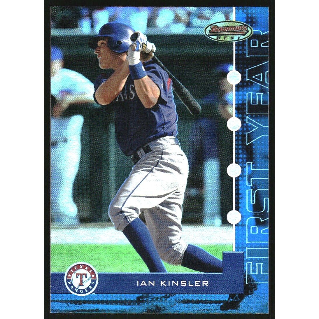 2005 Bowman's Best Blue #95 Ian Kinsler FY