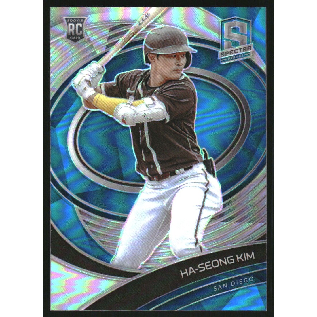 2021 Panini Spectra Neon Blue #178 Ha-Seong Kim